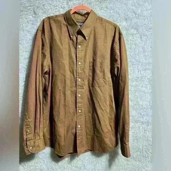 Lands' End Button Down Tops Men Large 16-16 1/2 - Picture 1 of 6